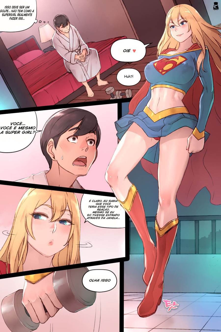 O servicinho especial da Supergirl!