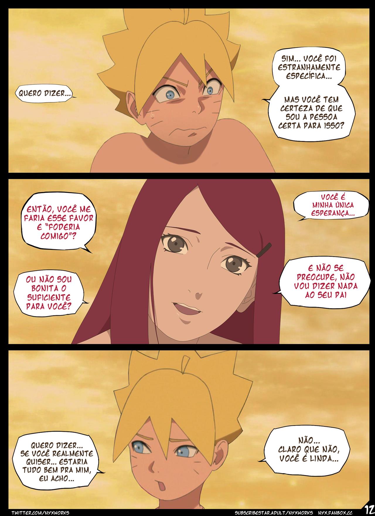 Conhecendo a Vovó - Boruto e Kushina