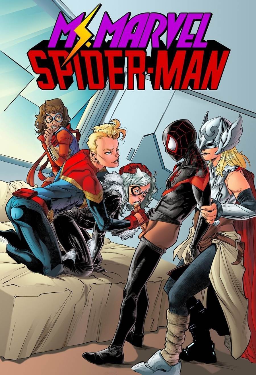 Miss Marvel Spiderman - Suruba da Marvel