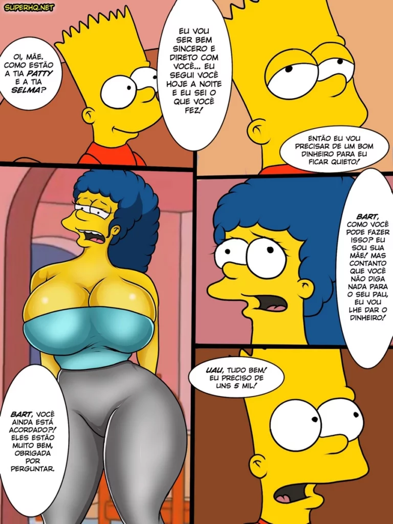 Os Simpsons Porno - Minha mãe é minha Escrava