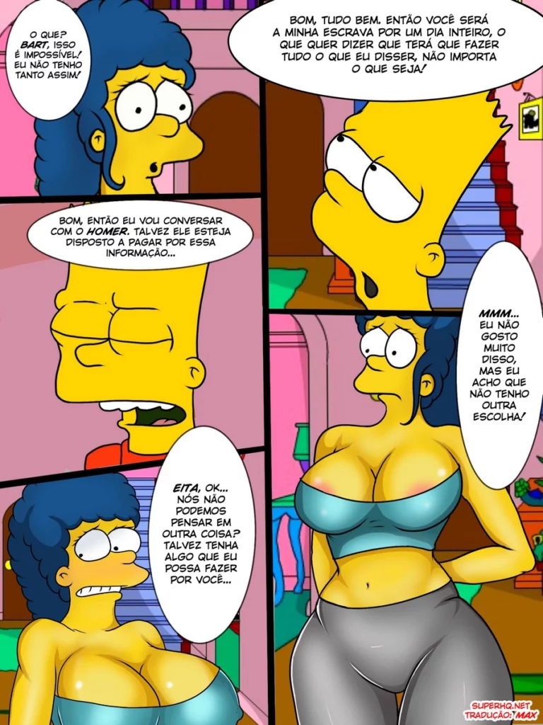 Os Simpsons Porno - Minha mãe é minha Escrava