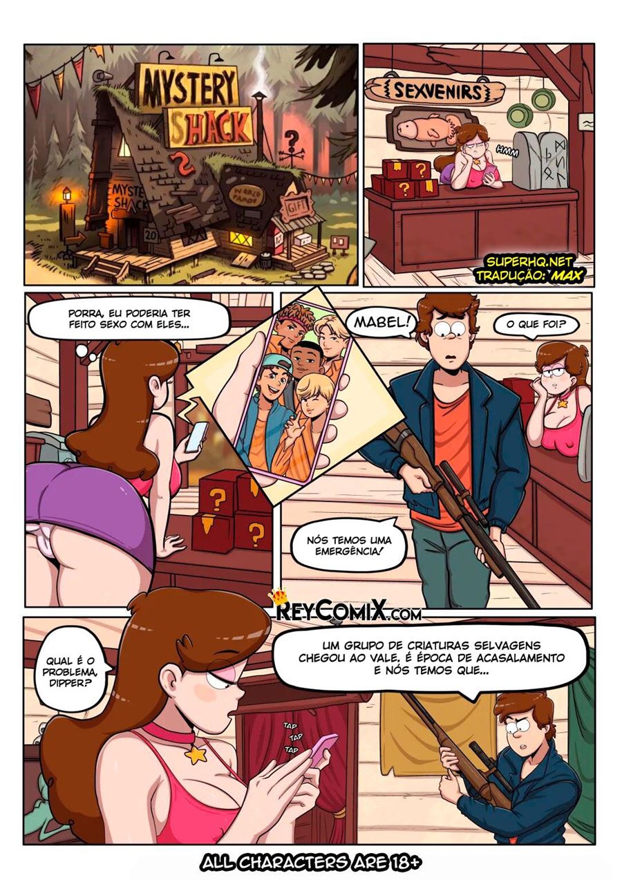 Gravity Falls Hentai - Novinhas sedentas por pica