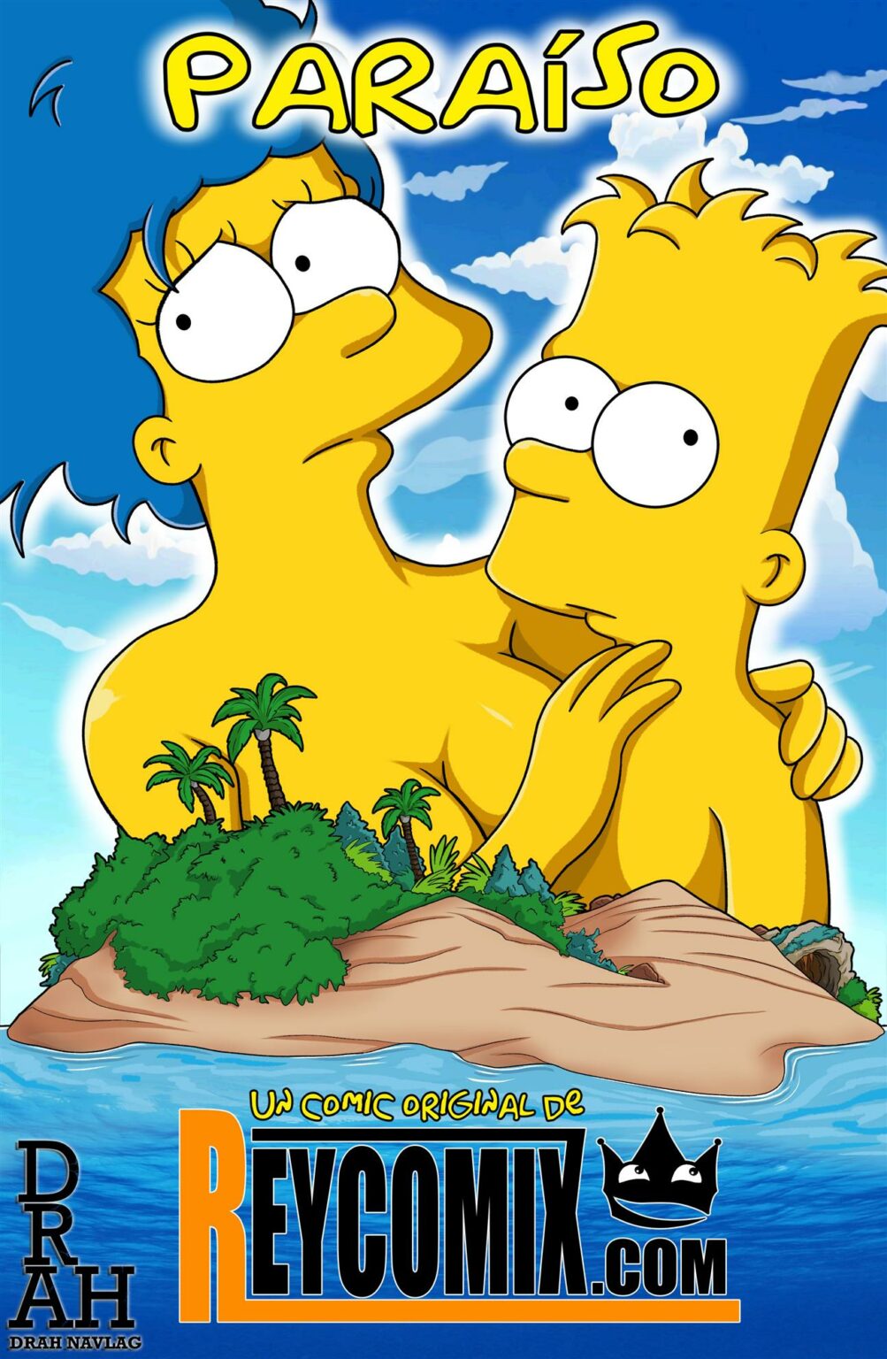 Os Simpsons Hentai - Presos na ilha deserta