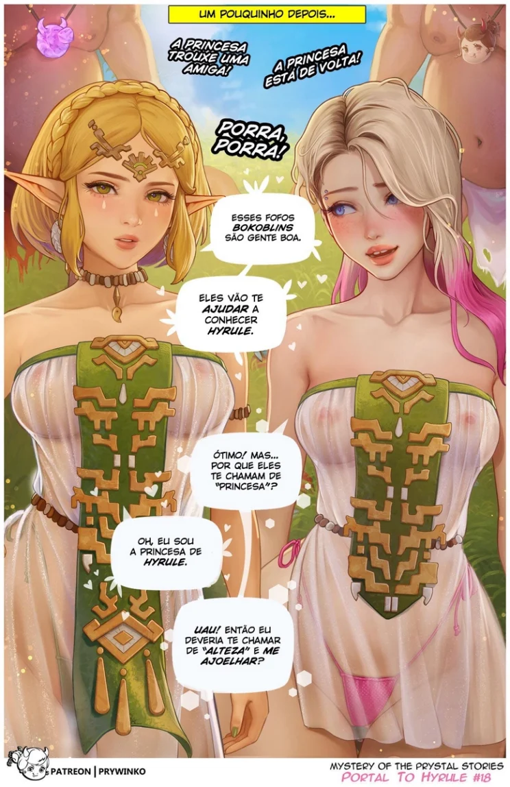 Hyrule Zelda Hentai com a SpiderGirl