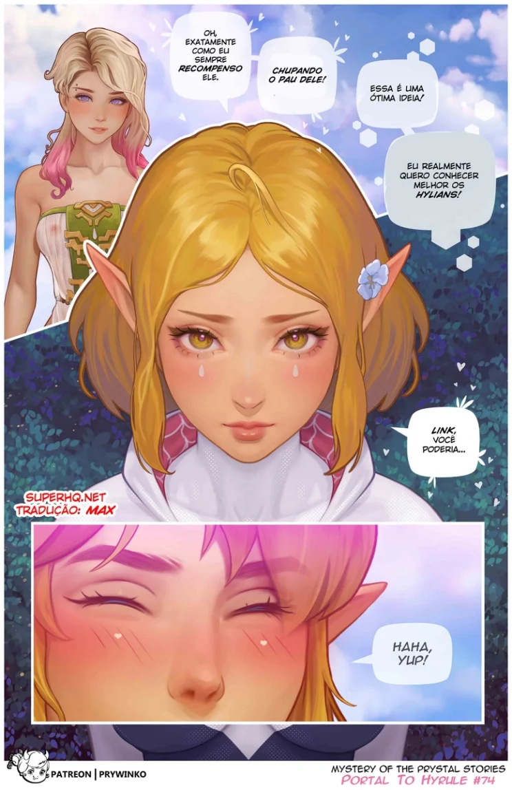 Hyrule Zelda Hentai com a SpiderGirl