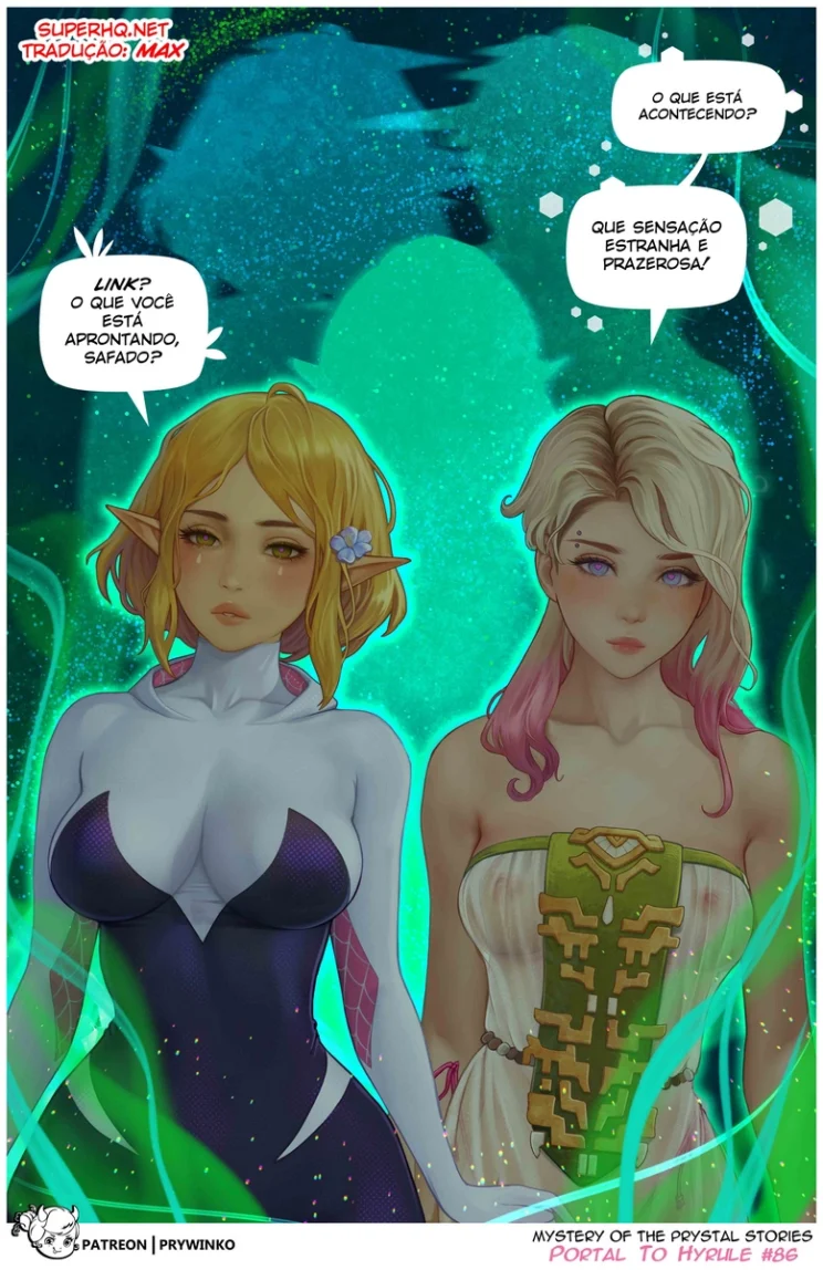 Hyrule Zelda Hentai com a SpiderGirl