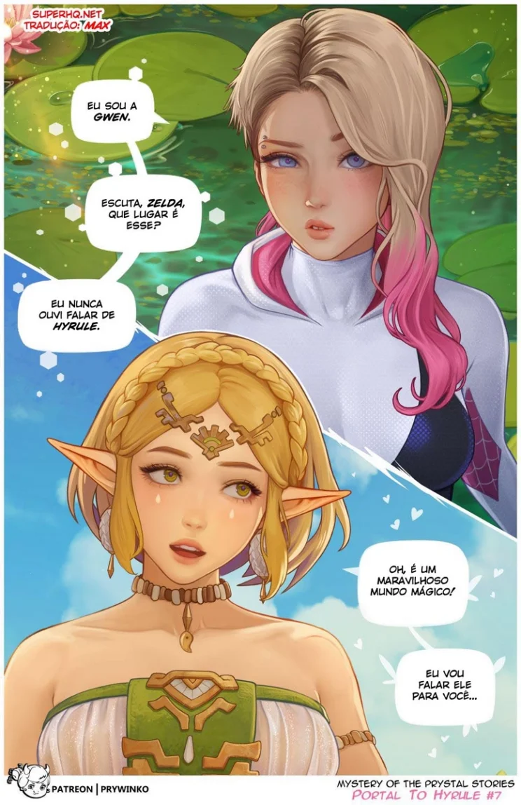 Hyrule Zelda Hentai com a SpiderGirl