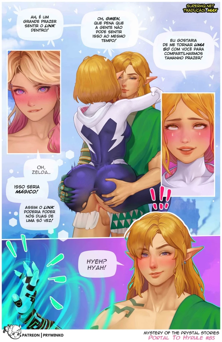 Hyrule Zelda Hentai com a SpiderGirl