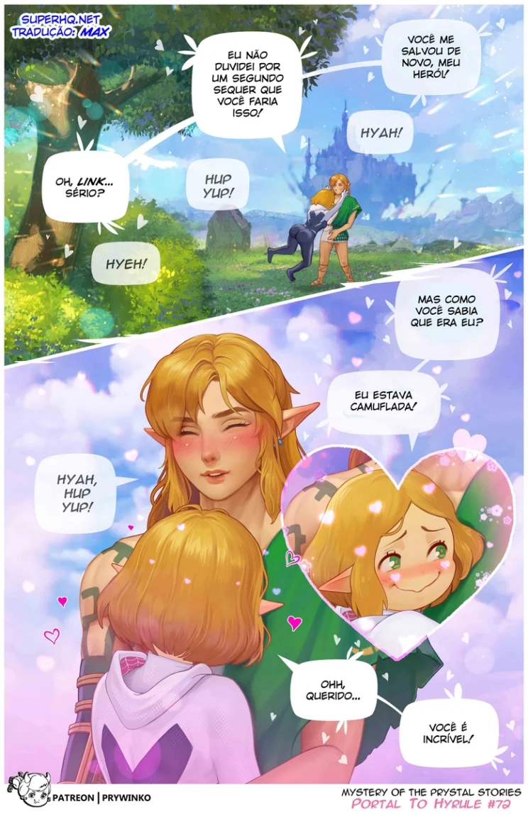 Hyrule Zelda Hentai com a SpiderGirl