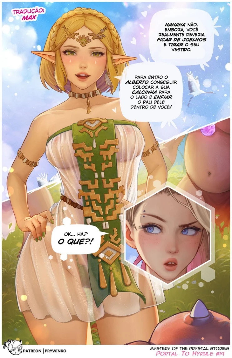 Hyrule Zelda Hentai com a SpiderGirl