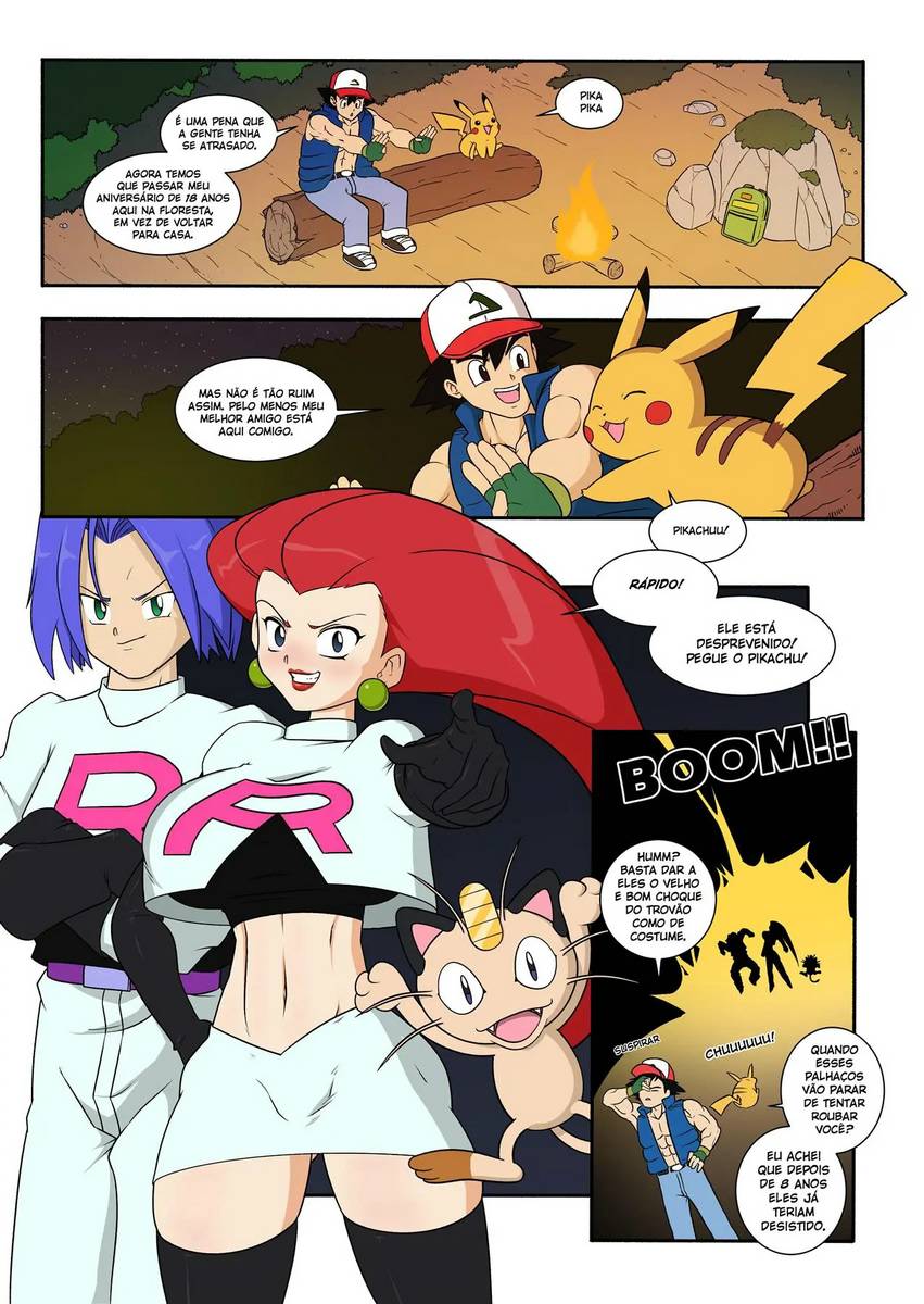 O maior treinador de Pokémon Hentai - Ash vs Jessie