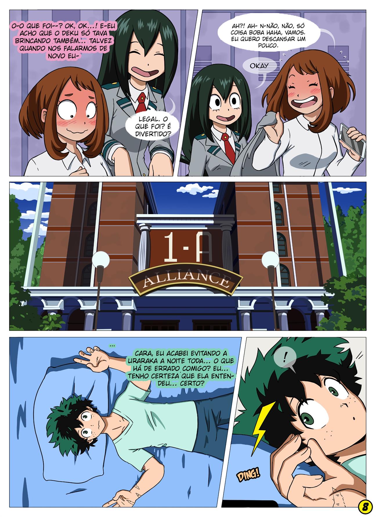 Fodendo virtualmente com Uraraka