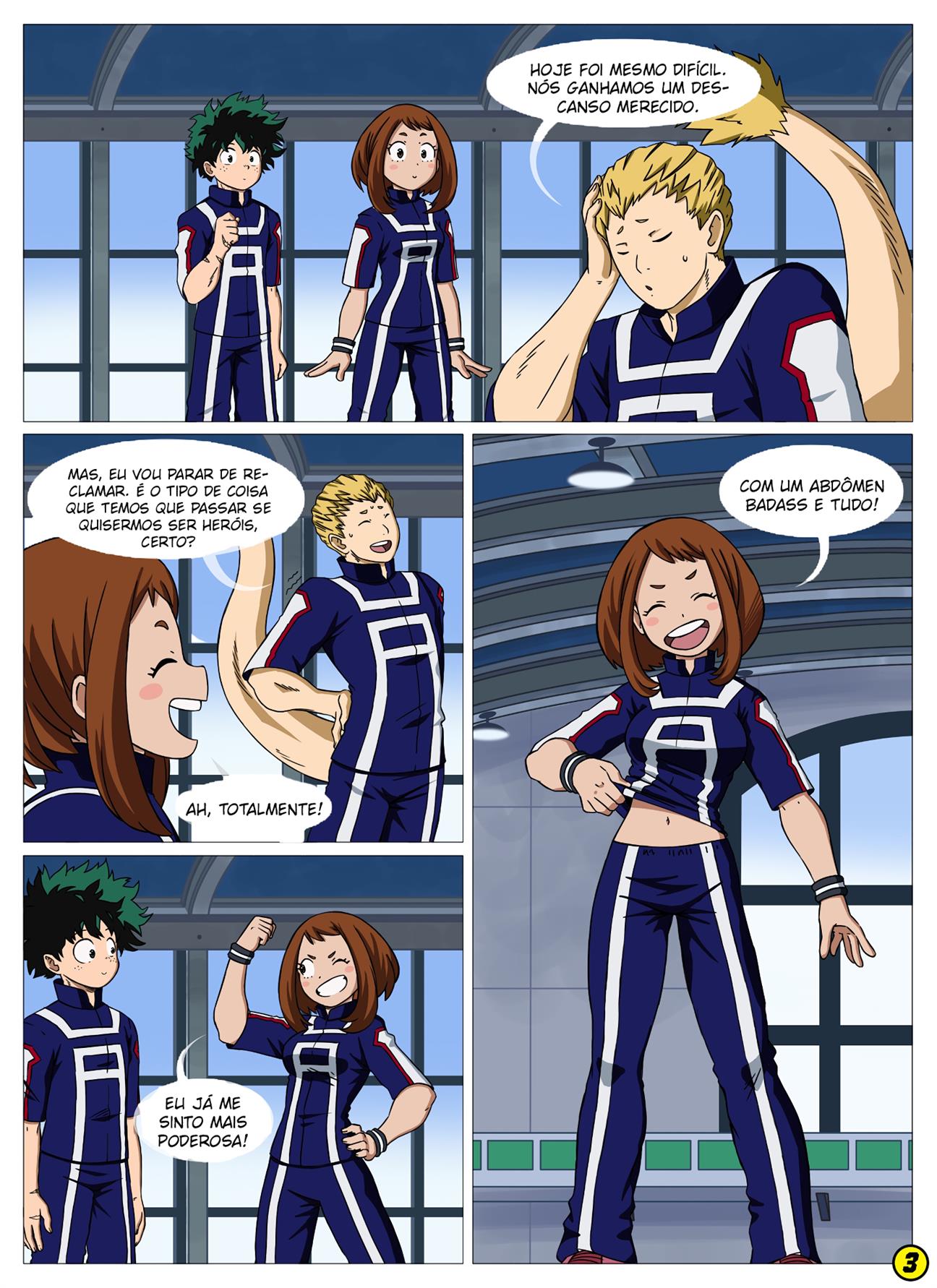 Fodendo virtualmente com Uraraka